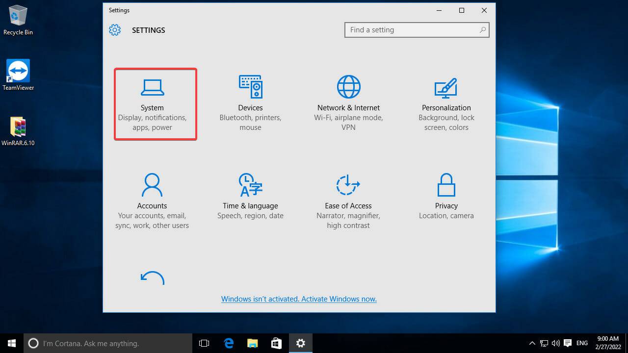 Click-on-System-menu