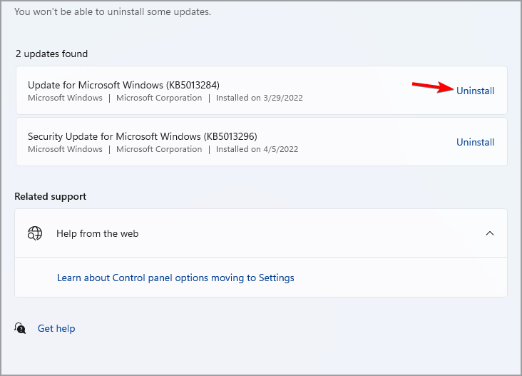uninstall-update-windows-11