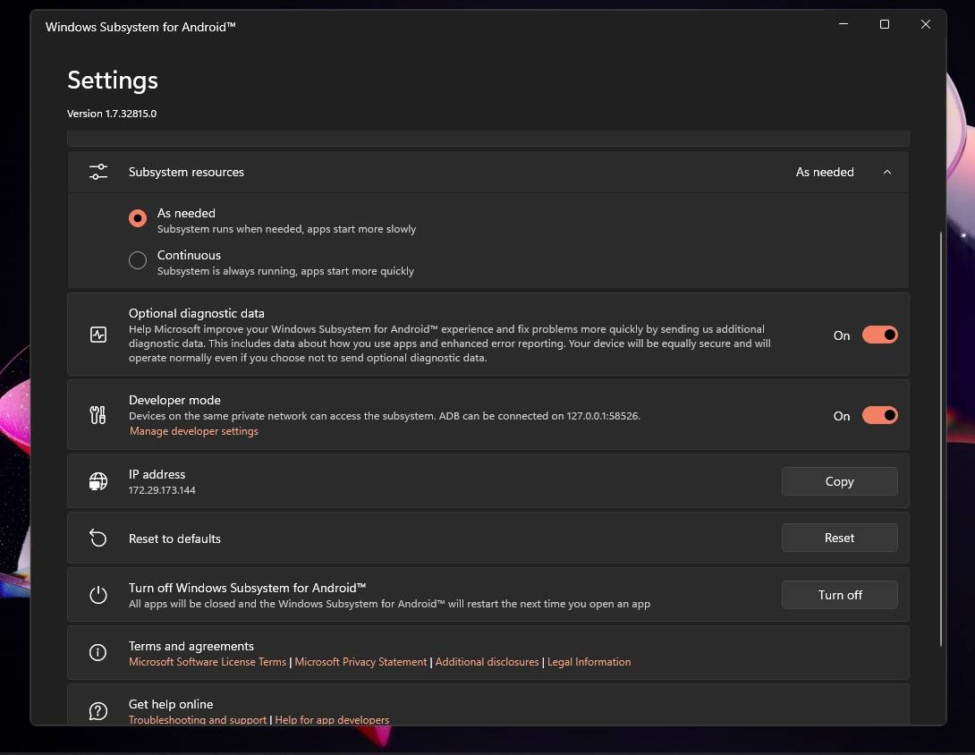 Windows-Subsystem-for-Android