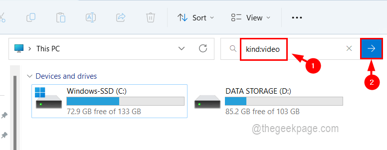 如何在 Windows 11 / 10 的文件资源管理器中仅搜索和获取视频文件