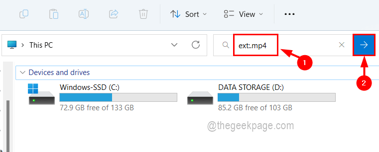 如何在 Windows 11 / 10 的文件资源管理器中仅搜索和获取视频文件