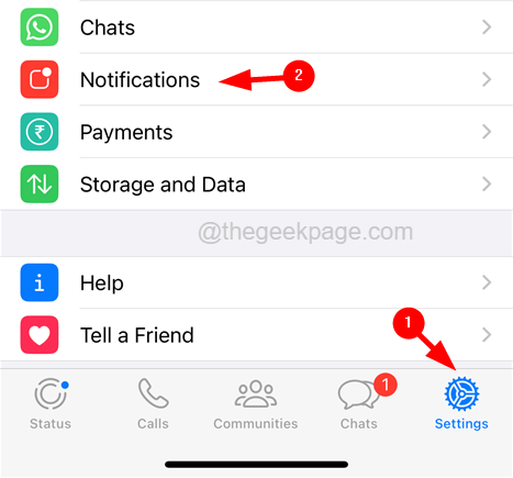 WhatsApp不在iPhone上的通知列表中[已解决]