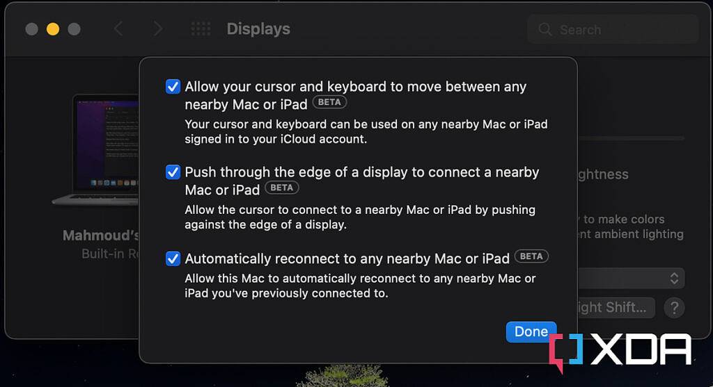 如何在 macOS Monterey 上使用 Universal Control