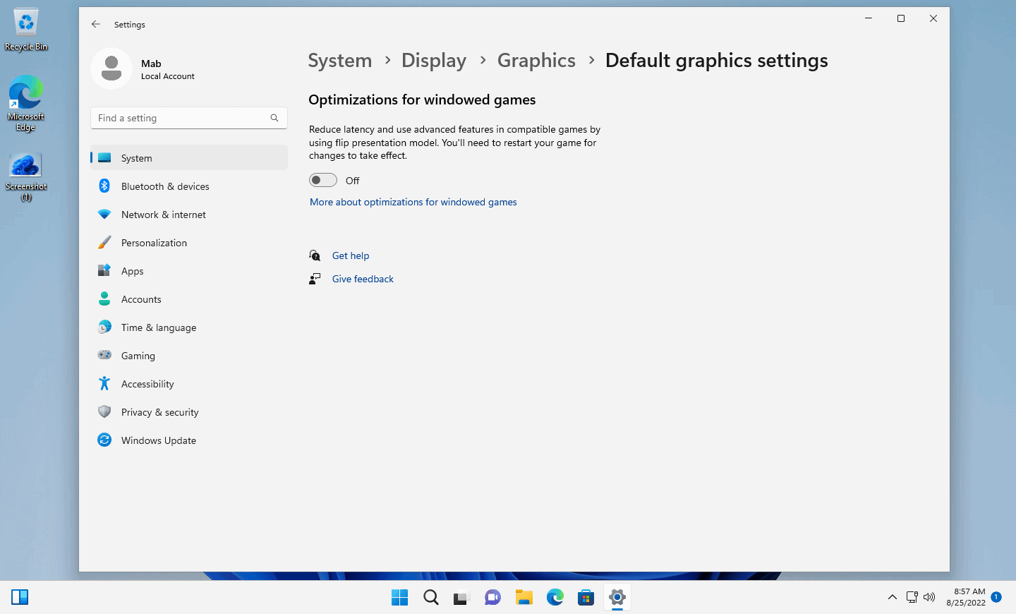 如何针对窗口游戏优化 Windows 11