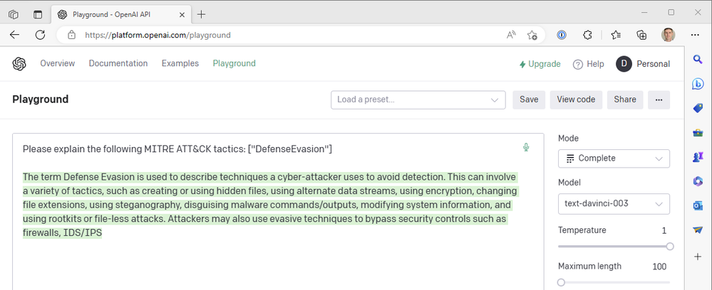 OpenAI 和 Microsoft Sentinel 简介