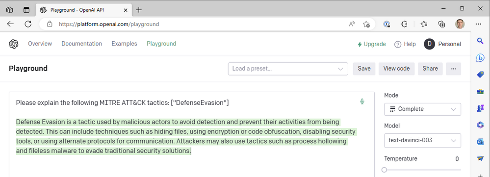 OpenAI 和 Microsoft Sentinel 简介