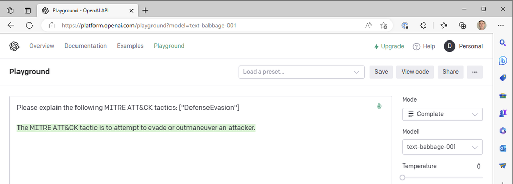 OpenAI 和 Microsoft Sentinel 简介