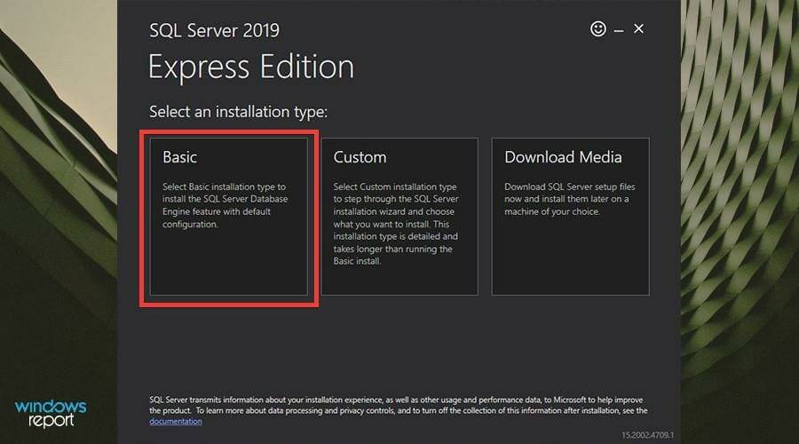 在 Windows 11 上下载并安装 Microsoft SQL Server 2019