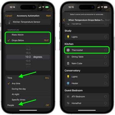 HomePod 16.3 Beta：如何设置温度和湿度自动化
