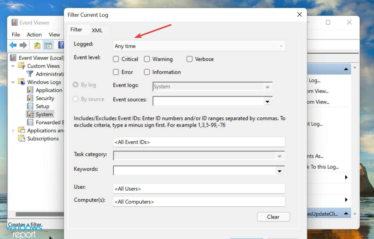 如何检查 Windows 11 错误日志
