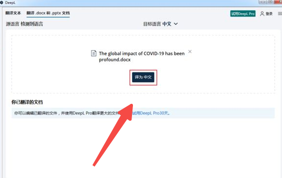 DeepL翻译器如何翻译英文文档 DeepL翻译器如何翻译英文文档