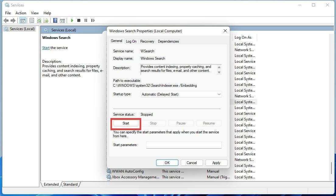 如何禁用 Windows 11 上的搜索功能