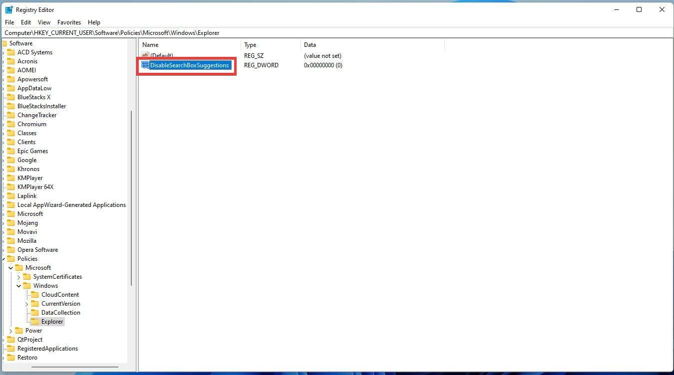 如何禁用 Windows 11 上的搜索功能