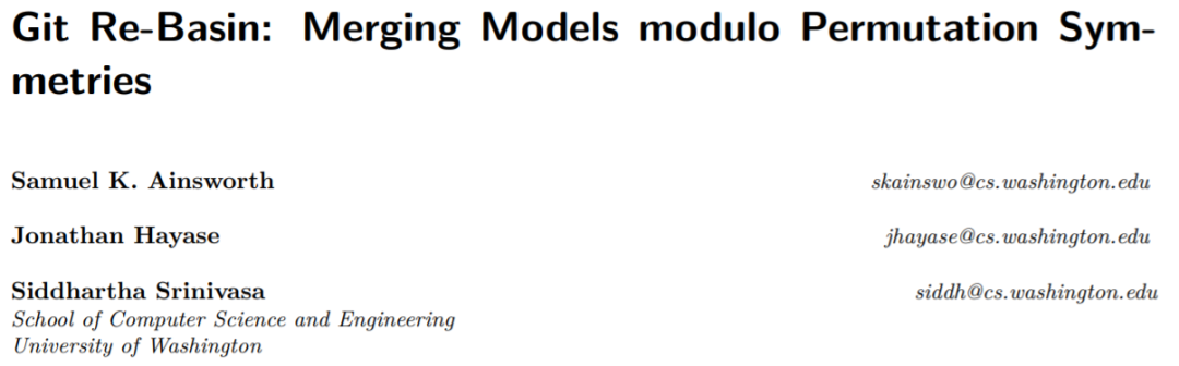 零障碍合并两个模型，大型ResNet模型线性连接只需几秒，神经网络启发性新研究