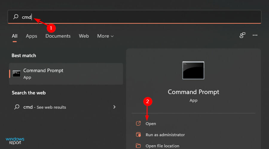 open-cmd