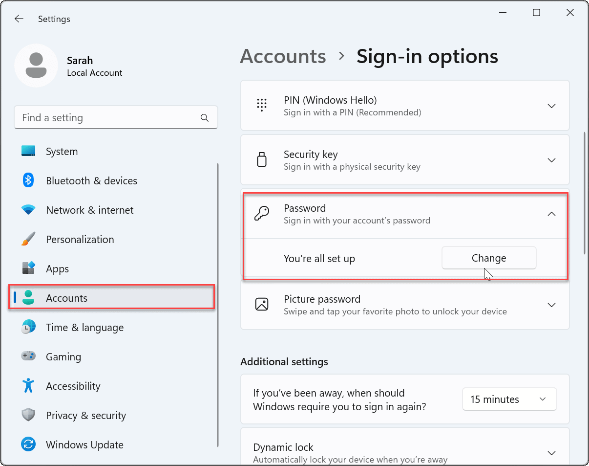 如何在 Windows 11 上删除您的密码