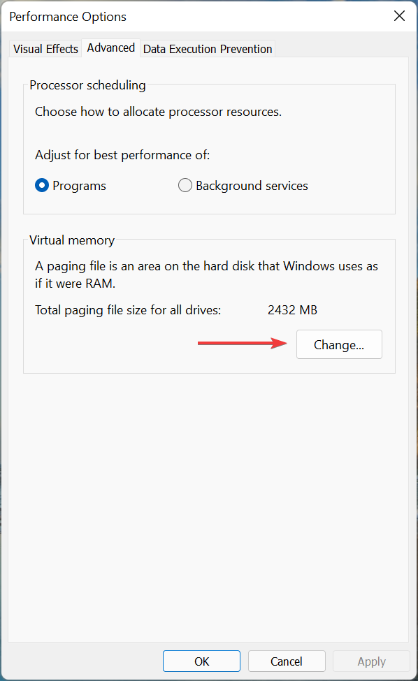 如何在 Windows 11 中增加虚拟内存(页面文件)