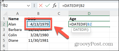 calculate-age-excel-datedif-ym-dob