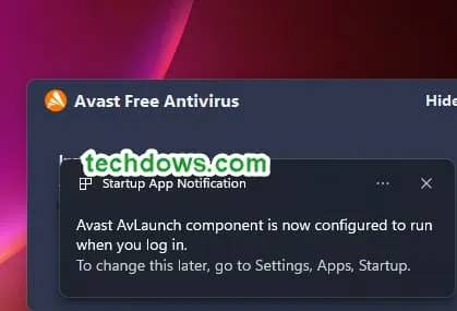 Windows-11-notifies-new-app-configured-to-to-run-at-logon