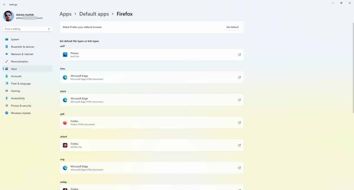 Windows 11 允许您通过单击设置默认浏览器，这里是如何做到的