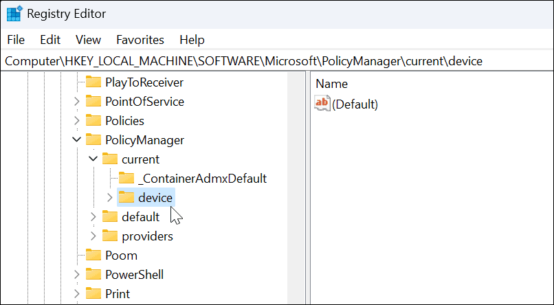 4-Device-Path-Registry-editor