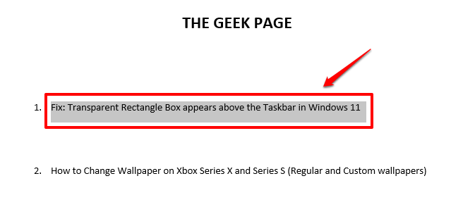 如何将屏幕提示添加到 MS Word 文档