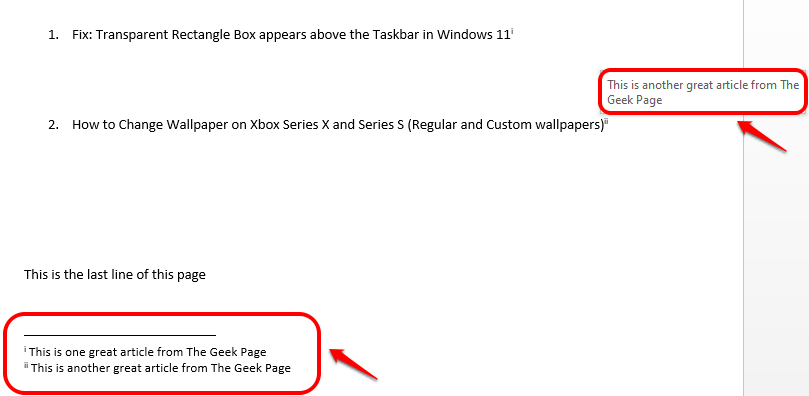 如何将屏幕提示添加到 MS Word 文档