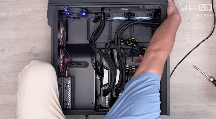 AI大牛李沐装机视频来了！你也能练100亿的大模型