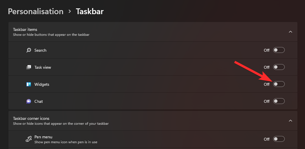 如何在 Windows 11 上管理小部件并禁用 Windows+W 快捷键