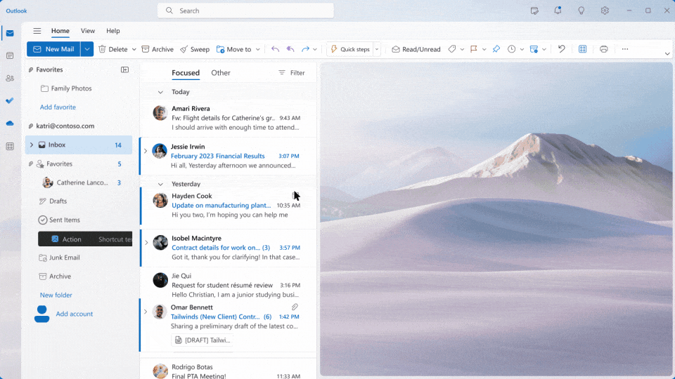 Copilot can create Outlook emails for you. Copilot can create Outlook emails for you.
