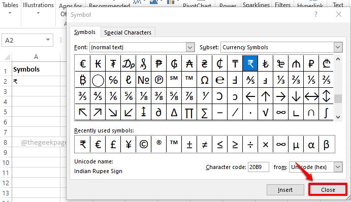如何在 Excel 中创建带有符号的下拉列表