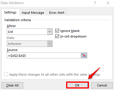 如何在 Excel 中创建带有符号的下拉列表