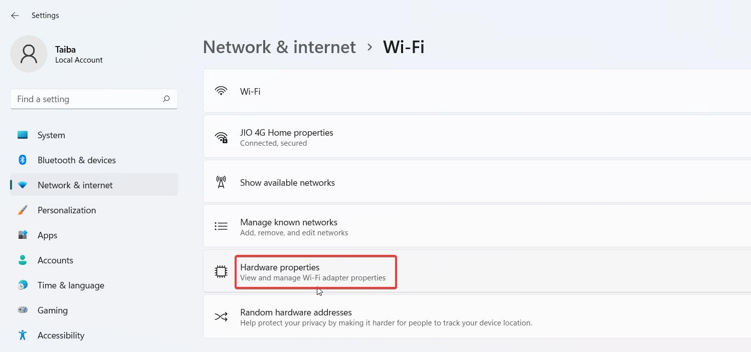 Select-Hardware-properties
