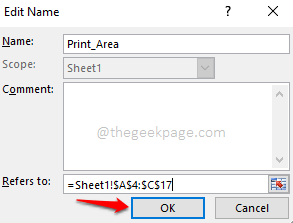 如何仅打印 Excel 文档的特定部分