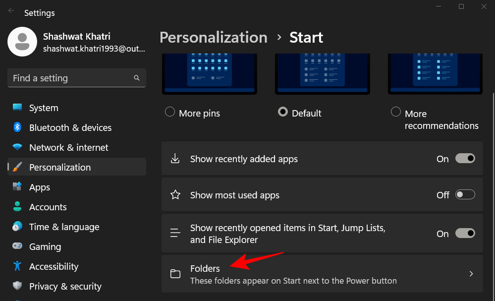 如何更改 Windows 11 中的开始菜单布局