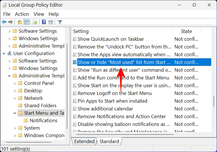 如何更改 Windows 11 中的开始菜单布局