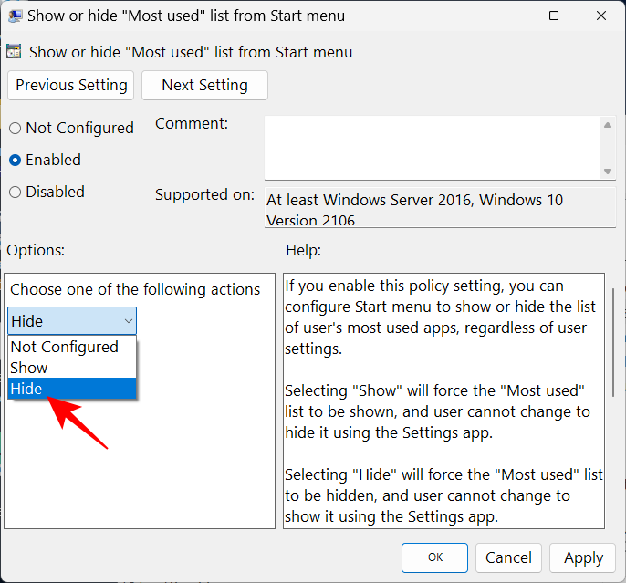 如何更改 Windows 11 中的开始菜单布局