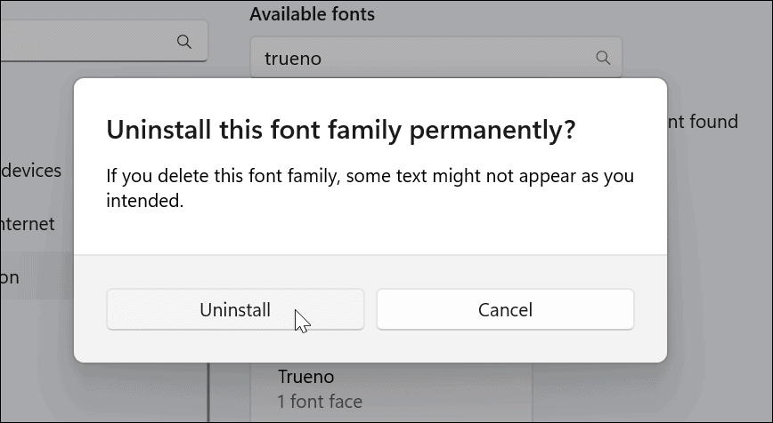 9-verify-uninstall-font