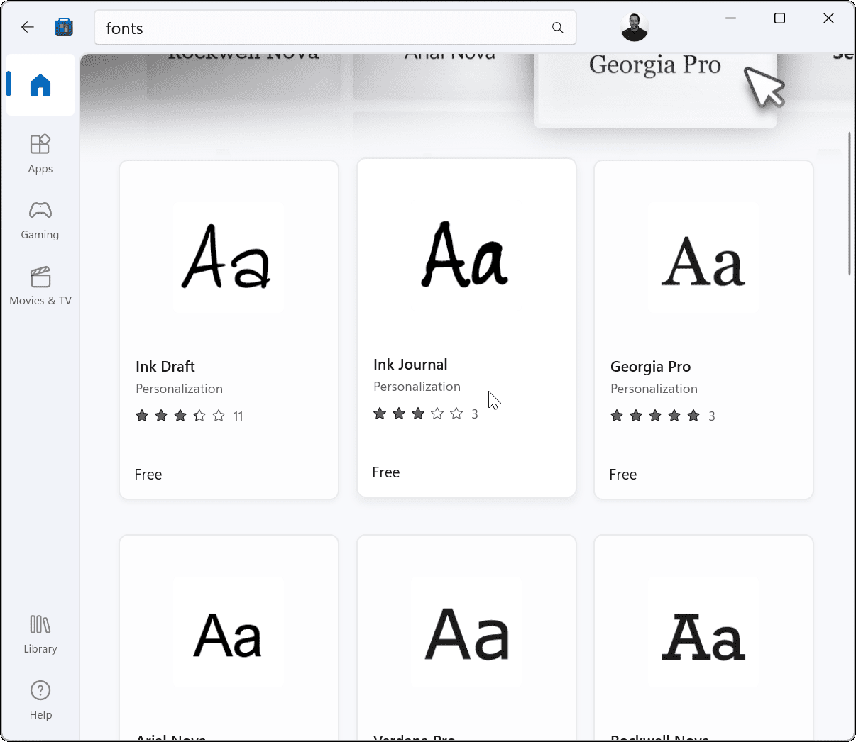 Microsoft-Store-Fonts