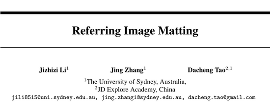 深度学习又有新坑了!悉尼大学提出全新跨模态任务,用文本指导图像进行抠图