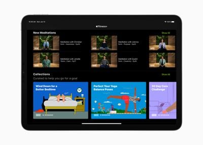 Apple 宣布 Fitness+ 锻炼系列和跑步时间