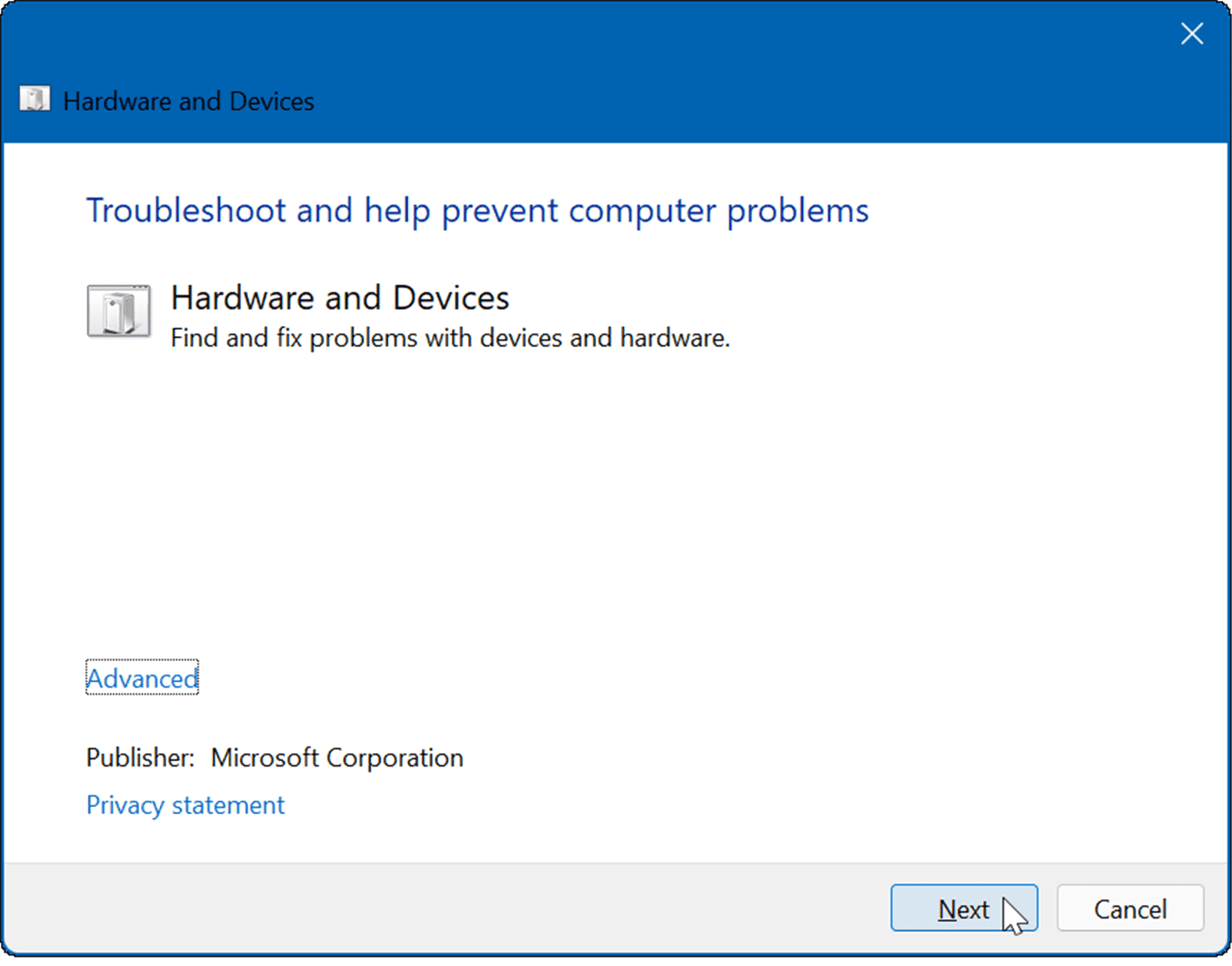 hardware-and-devices-troubleshooter