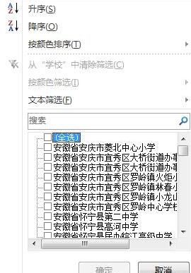 Excel中筛选功能使用教程