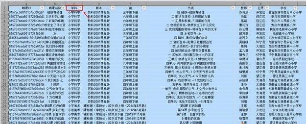 Excel中筛选功能使用教程