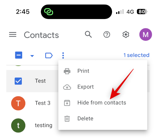 如何在 iPhone 上隐藏联系人