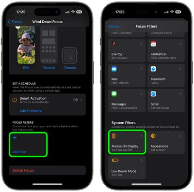 always-on-display-focus-filter