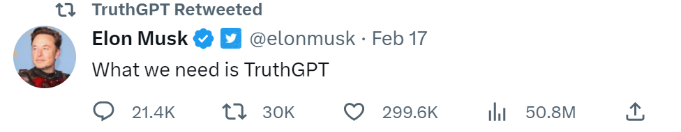 OpenAI CEO：巨型AI模型时代已结束，马斯克TruthGPT曝光