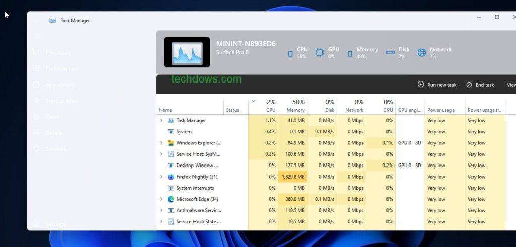 如何在Windows 11上启用任务管理器的流畅设计和暗模式?