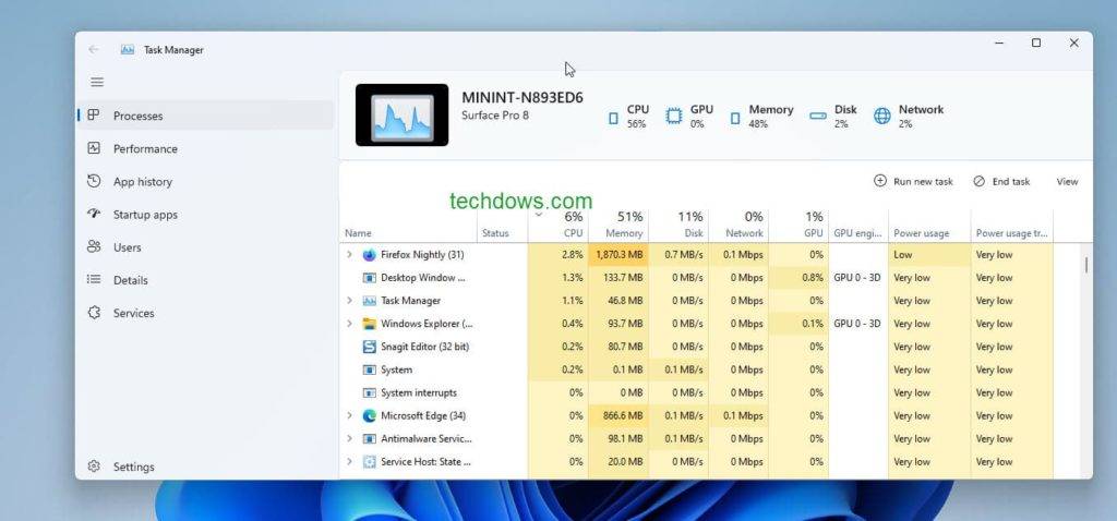 如何在Windows 11上启用任务管理器的流畅设计和暗模式？