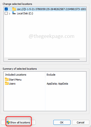如何在 Windows 11 中修改搜索索引位置